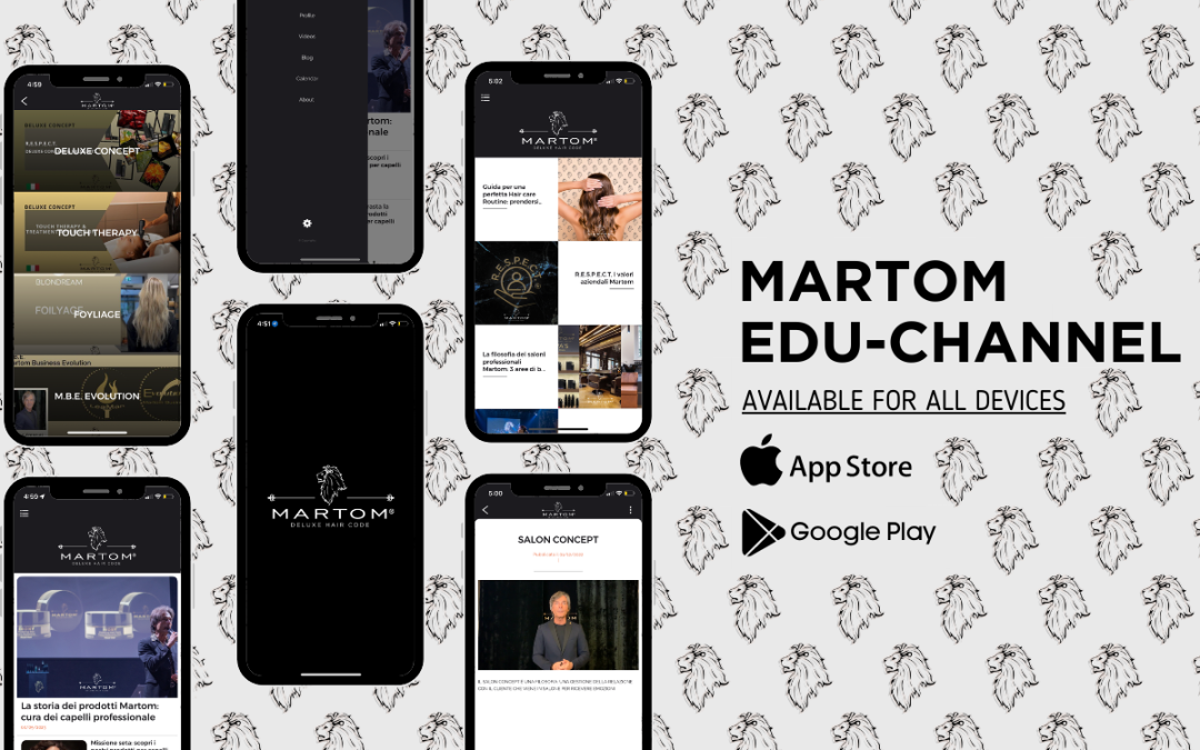 Formazione per parrucchieri professionisti: l’app Edu-Channel di Martom